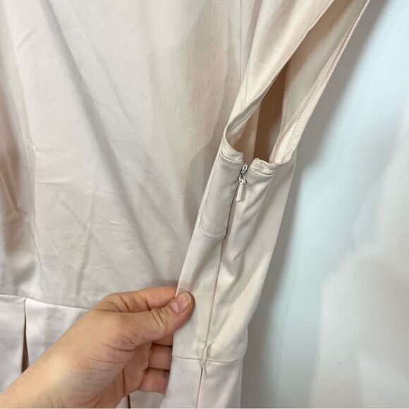 Ted Baker Blue Peplum Sleeveless Top Sz 3 Teds and 8 US - Picture 4 of 12